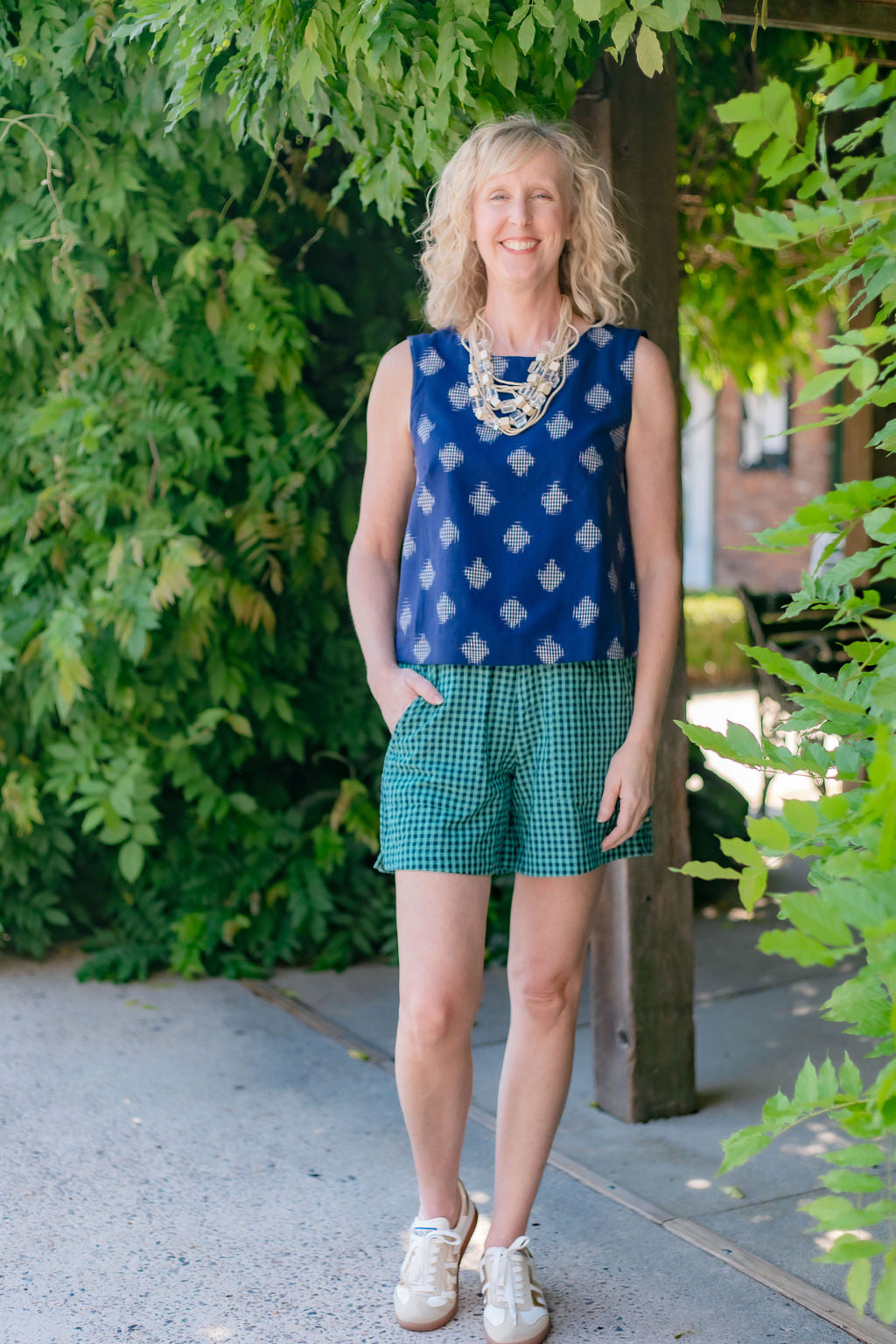Pippa Blouse | Indigo