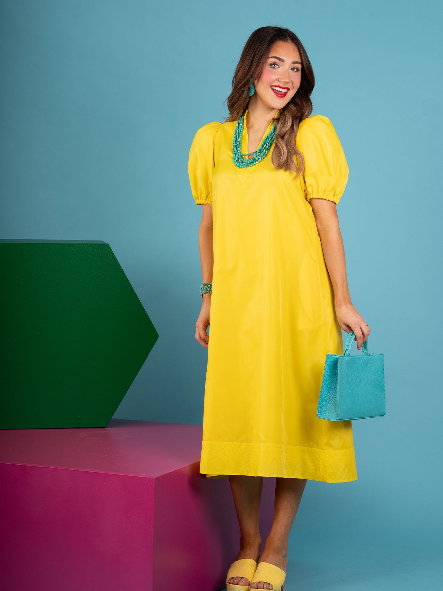 Hampton Dress | Lemon
