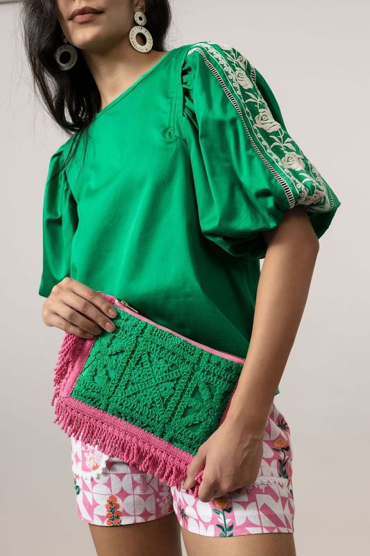 Crochet Clutch | Morning Glory