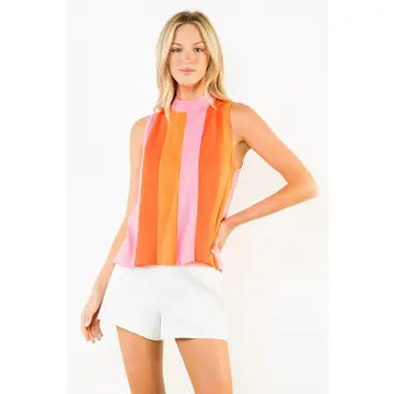 Stripe Top w/ Tie