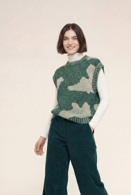 Green Glitter Vest
