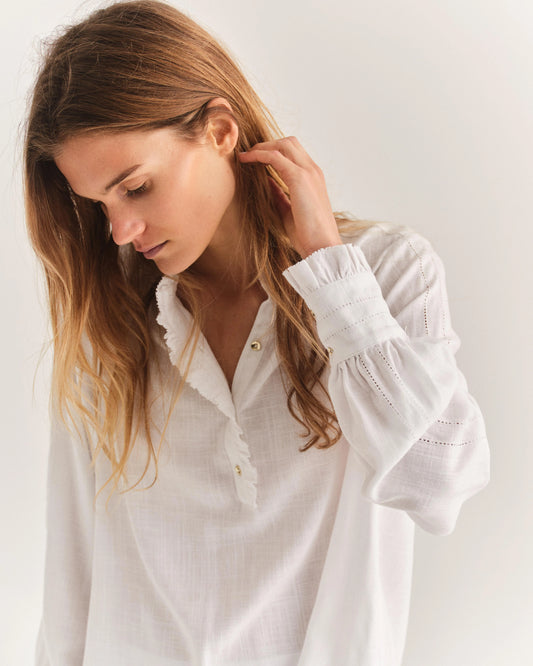 Mara Blouse | White