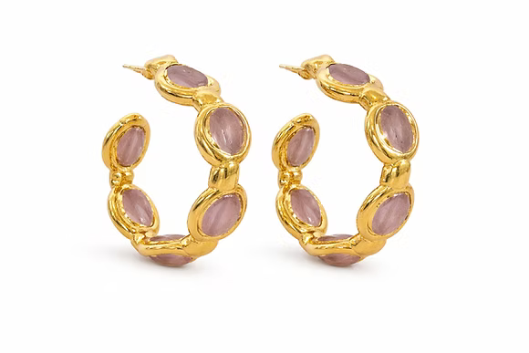 Paradise Hoops | Rose