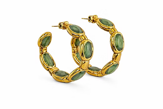 Paradise Hoops | Green