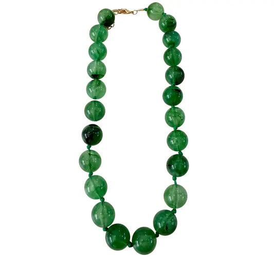 Mabry Beaded Necklace | Light Green