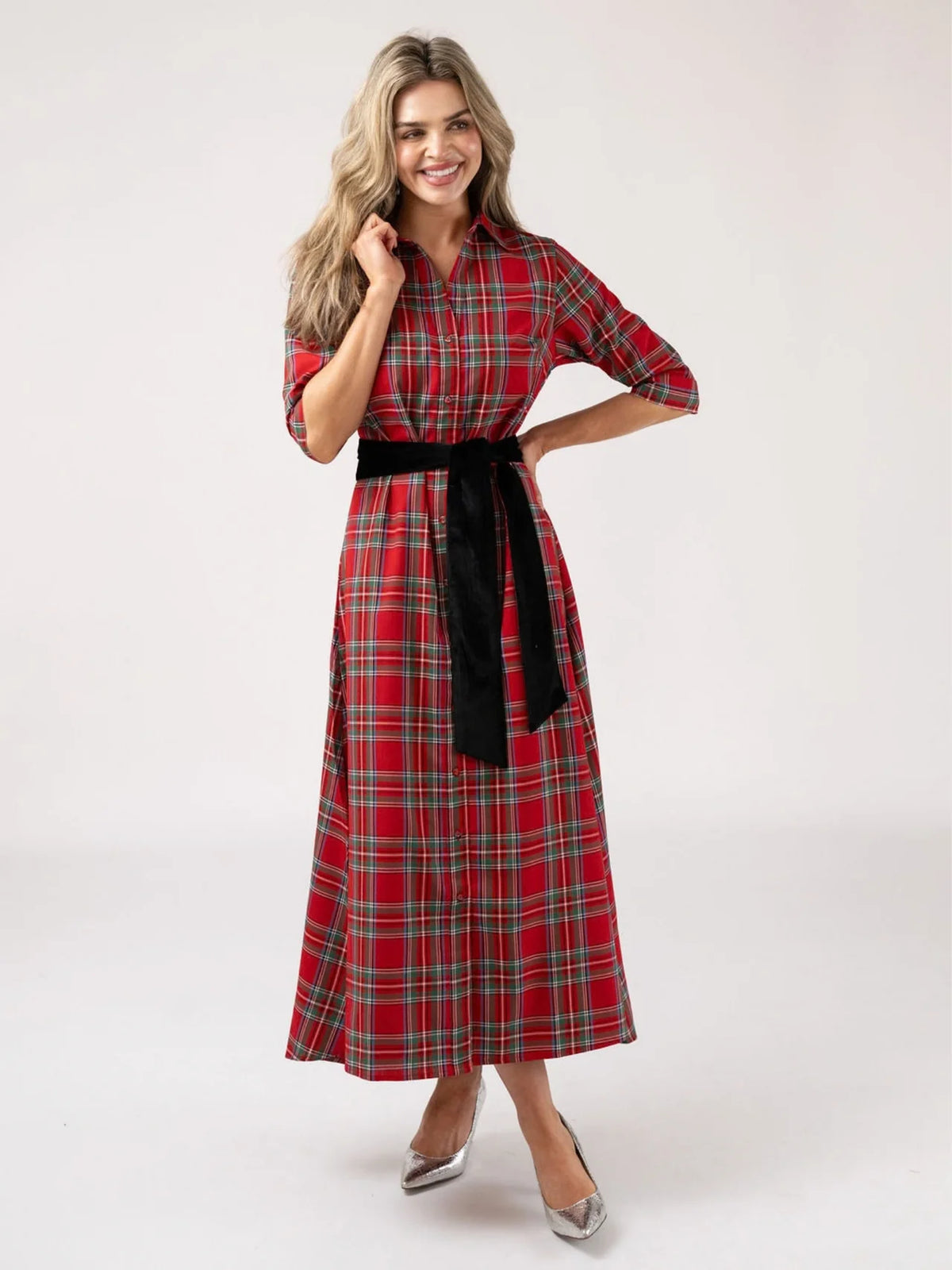 Eloise Dress | Holiday Plaid