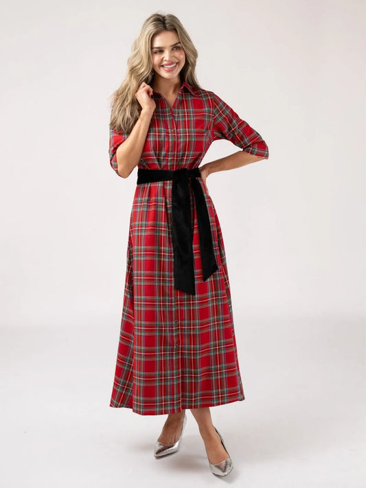 Eloise Dress | Holiday Plaid