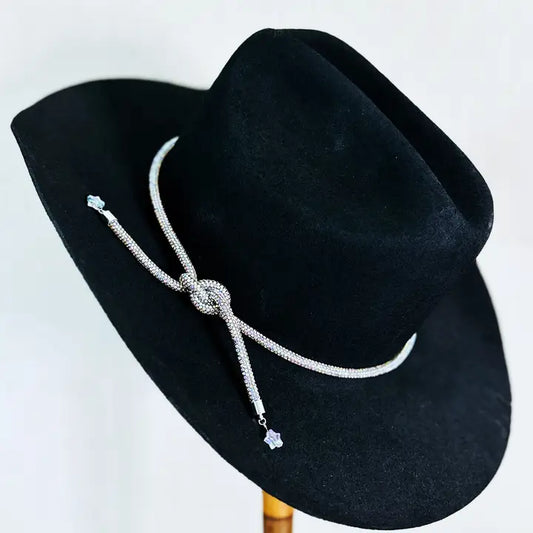 Silver Glitz Hatband