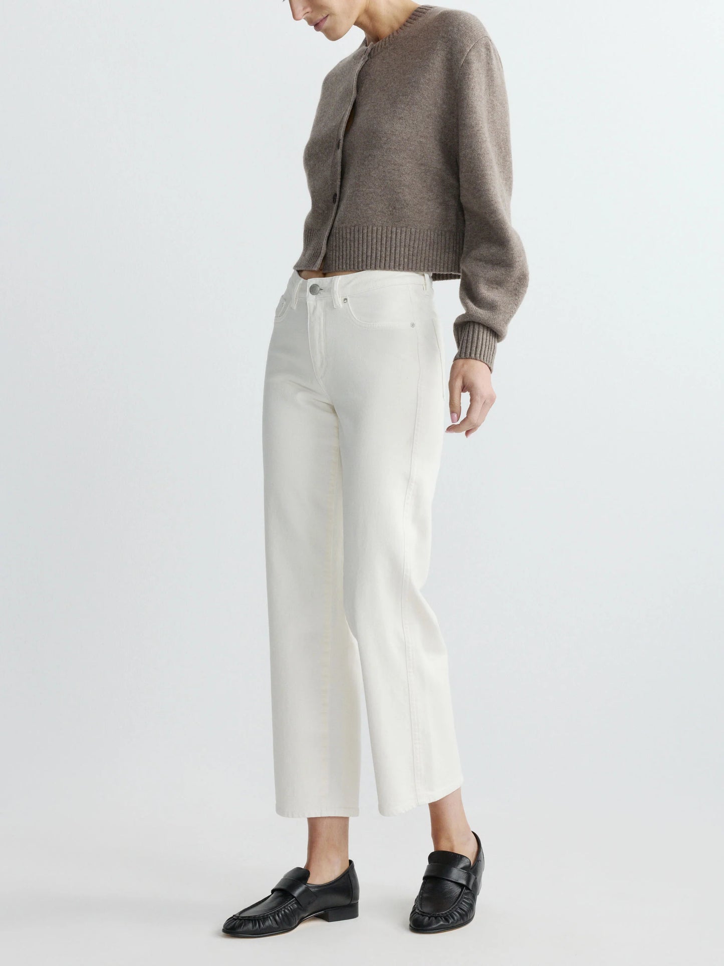Pippa Refined Wide Leg | White