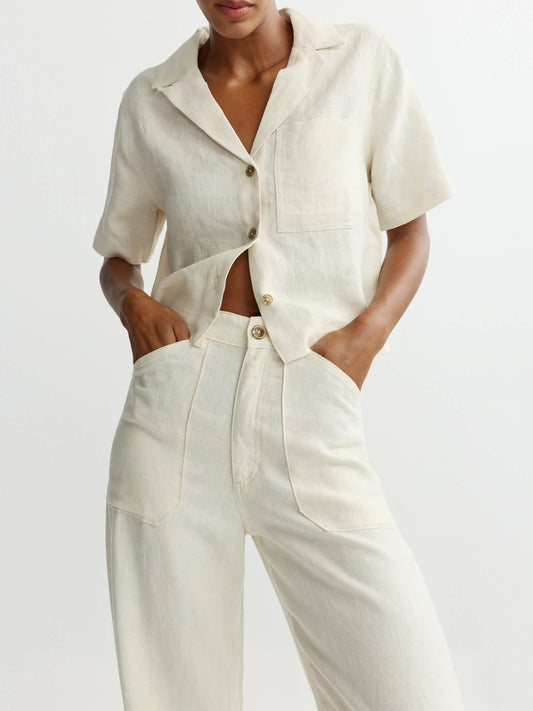 Hampton Shirt | Flax