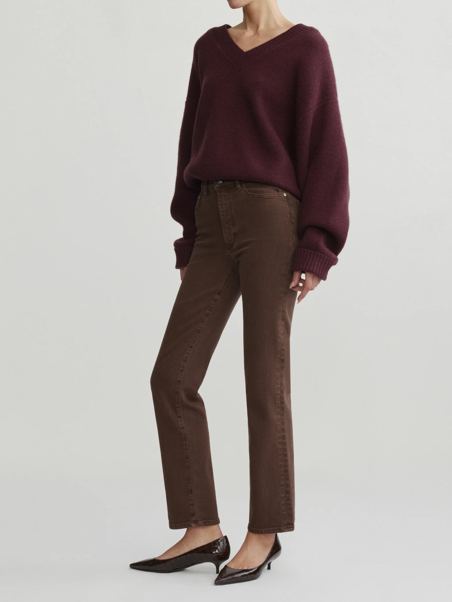 Halle Straight Jean | Brownstone