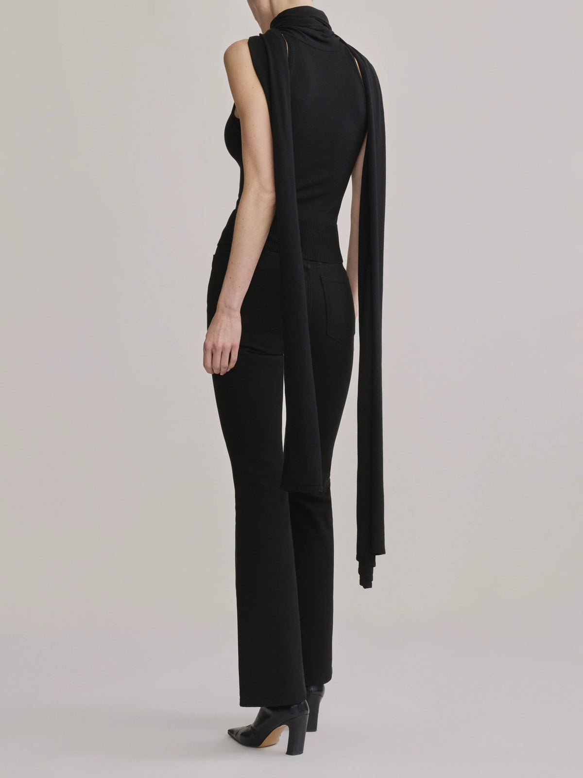 Bridget Bootcut | Black Pintuck