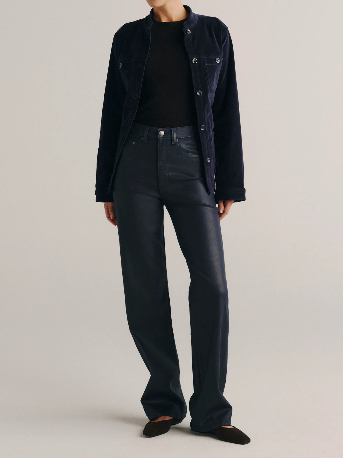 Karmine Wide Leg | Navy