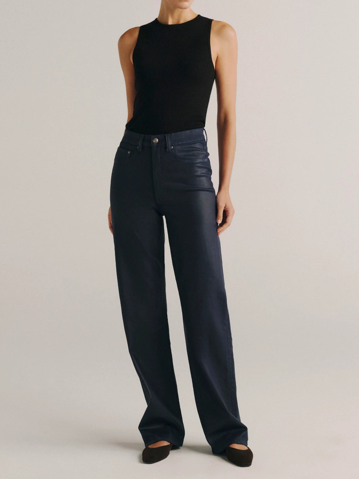 Karmine Wide Leg | Navy