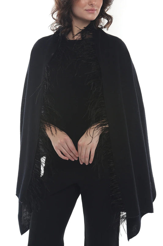 Ostrich Feather Shawl