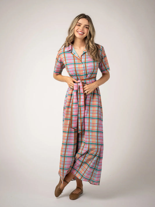 Elle Maxi Dress | Lenox Plaid