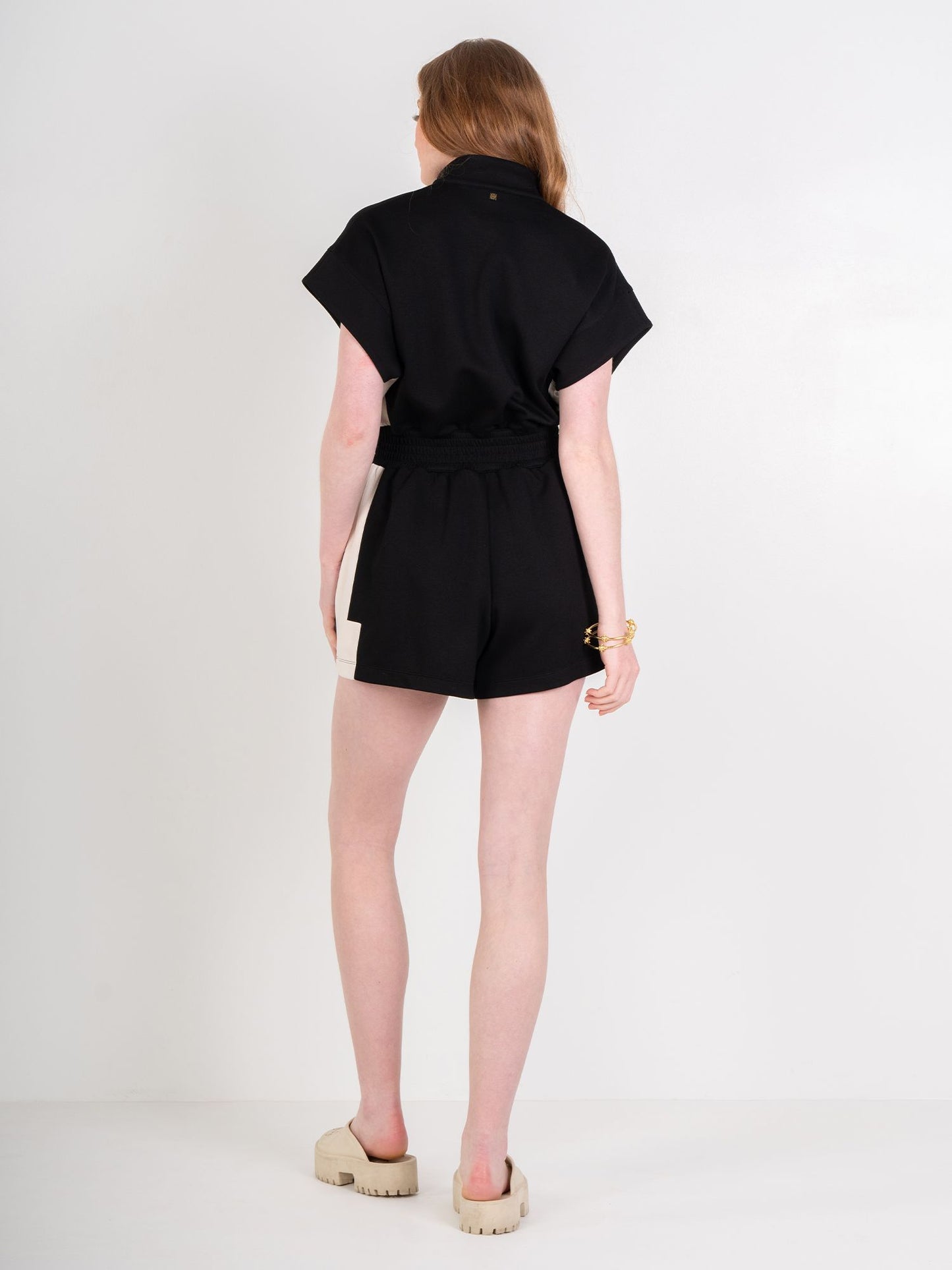 Poppy Romper | Black Sand