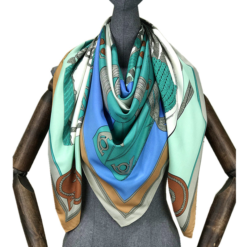 Blue/Green Scarf