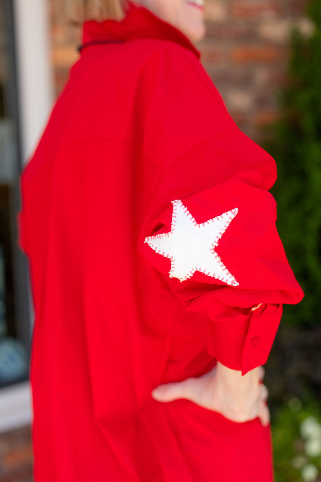 Preppy Star Top | Red