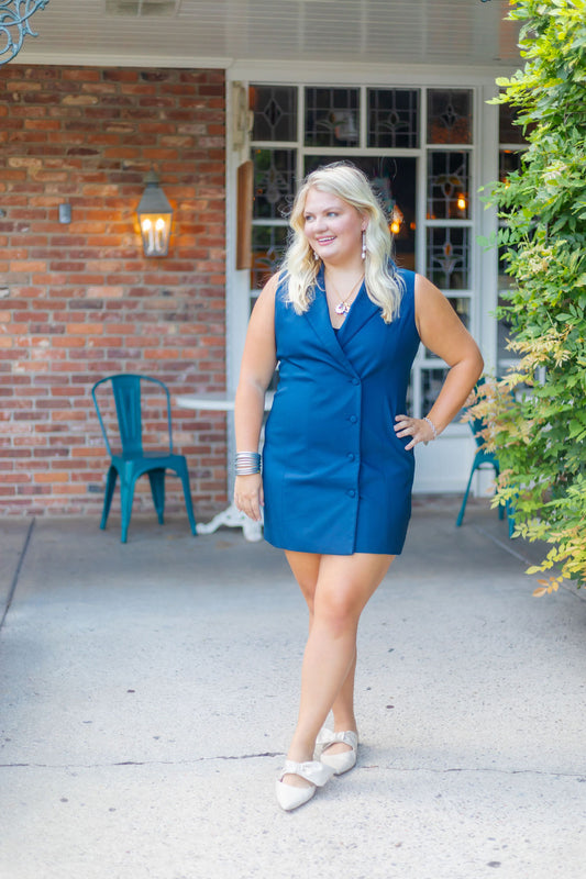 James Dress | Navy