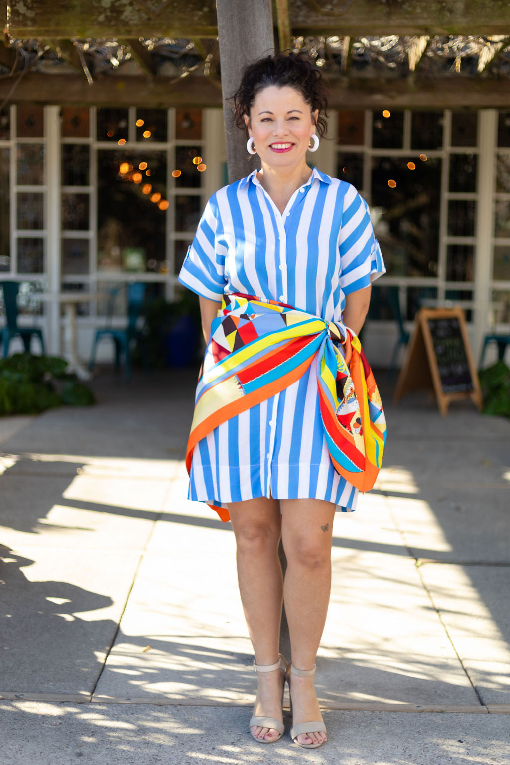 Blue Stripe Dress