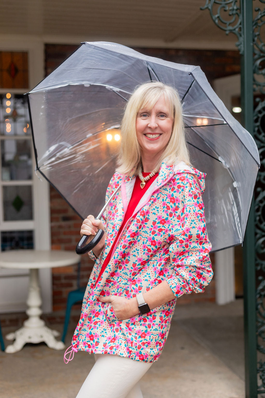 Floral Rain Jacket