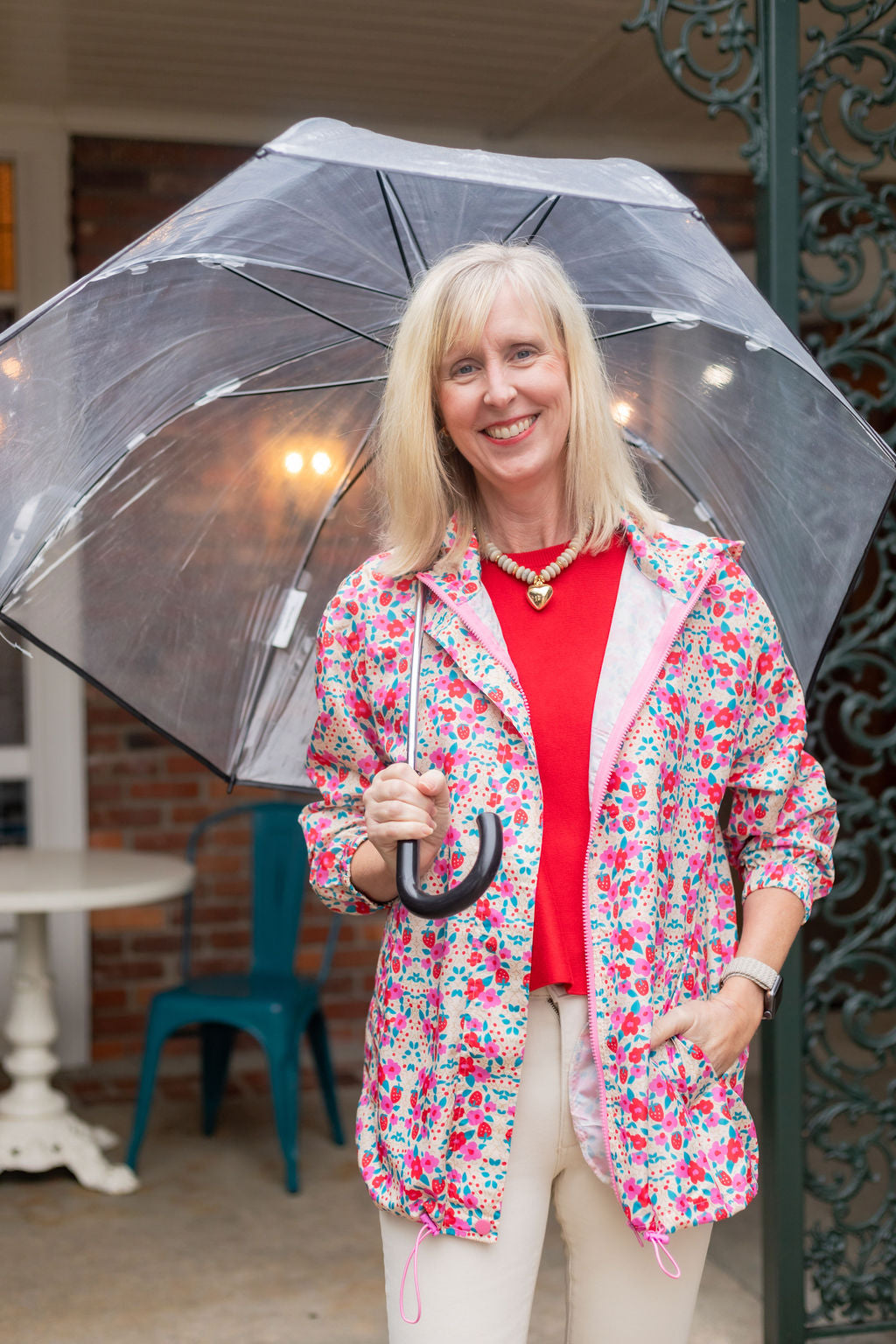 Floral Rain Jacket