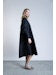 Rouched Sleeve Dress | Blk