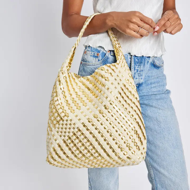 Ellery Woven | Gold Ivory