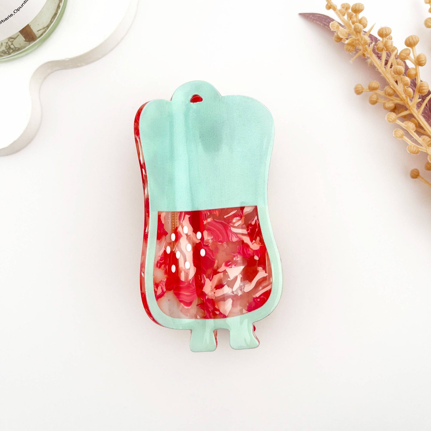 🏥 Cute Medical Hair Claw – Nurse & Doctor Clip Series: Capsule