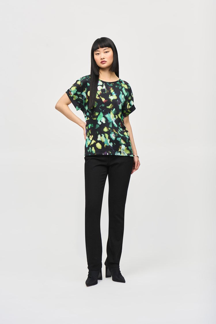 Abstract Print Blouse