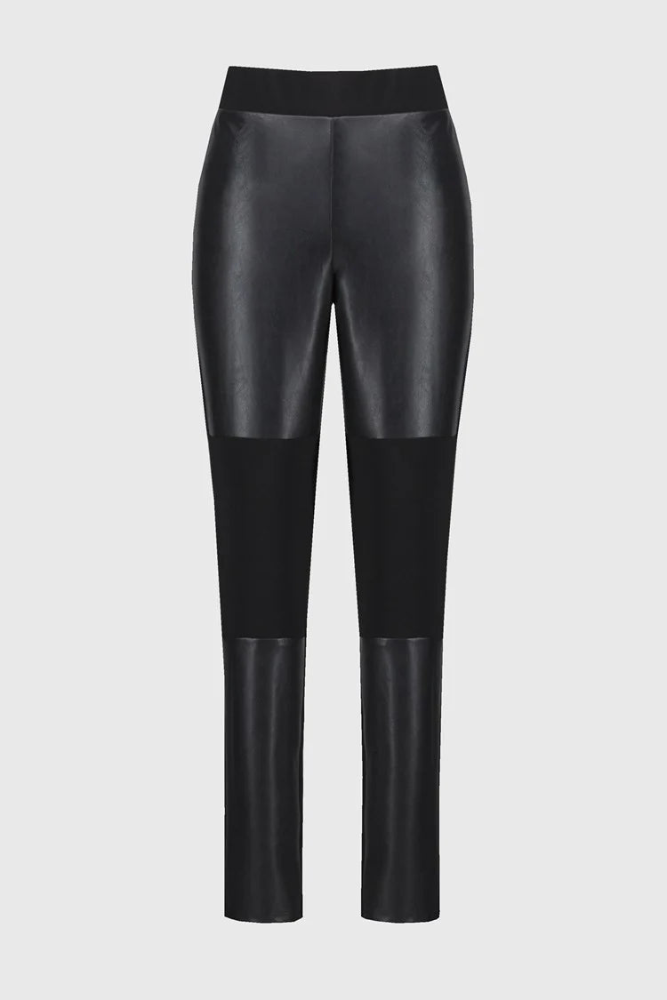 Leatherette Slim Pants