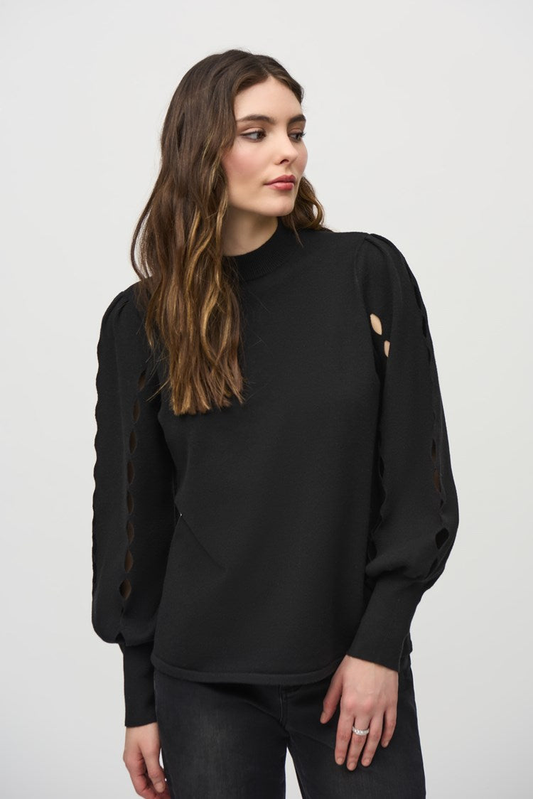 Cutout Sweater | Black