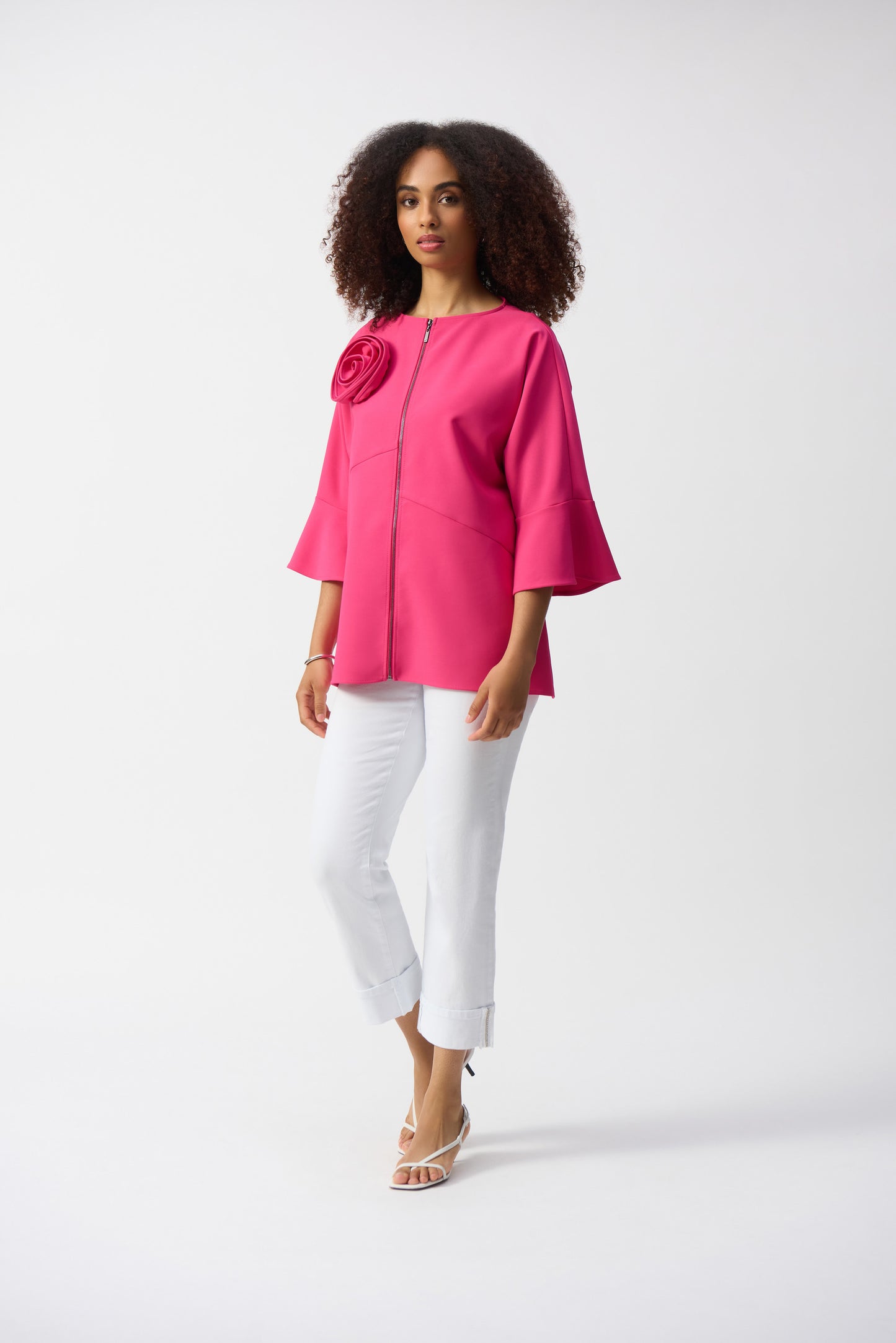 Trapeze Jacket | Geranium