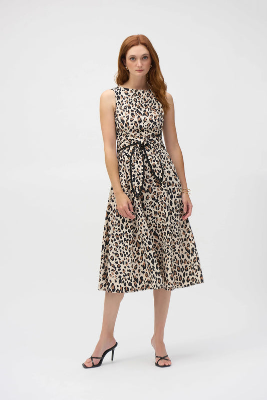 Poplin Animal Print Fit & Flare