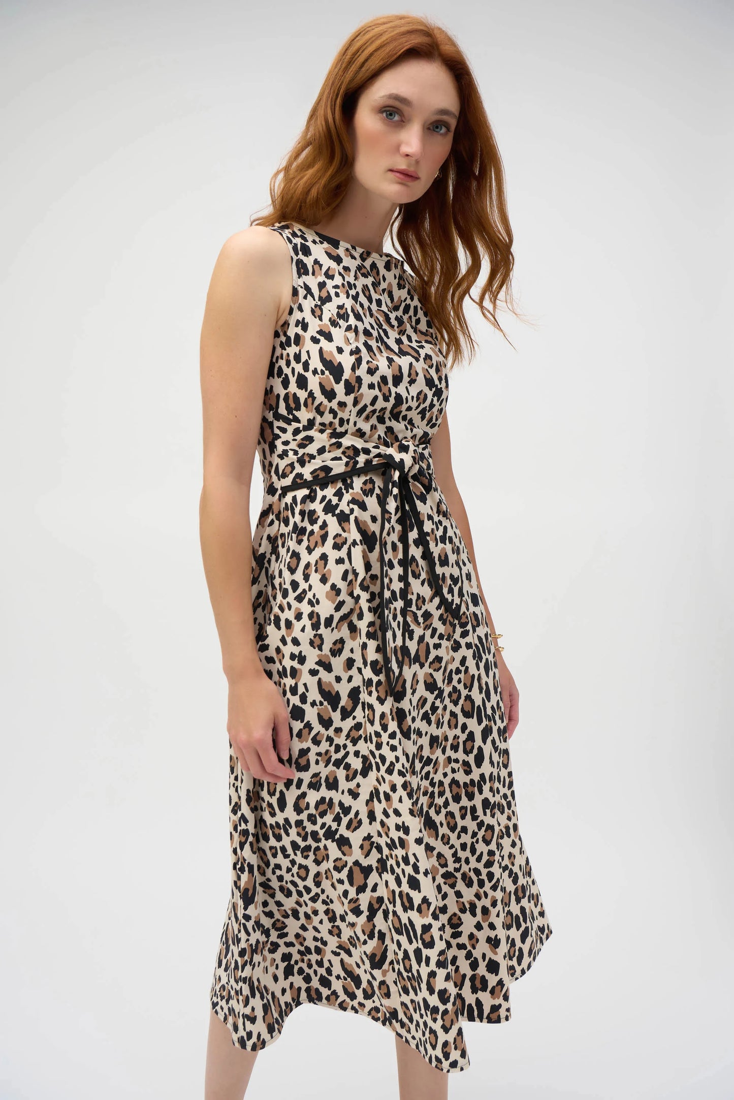 Poplin Animal Print Fit & Flare