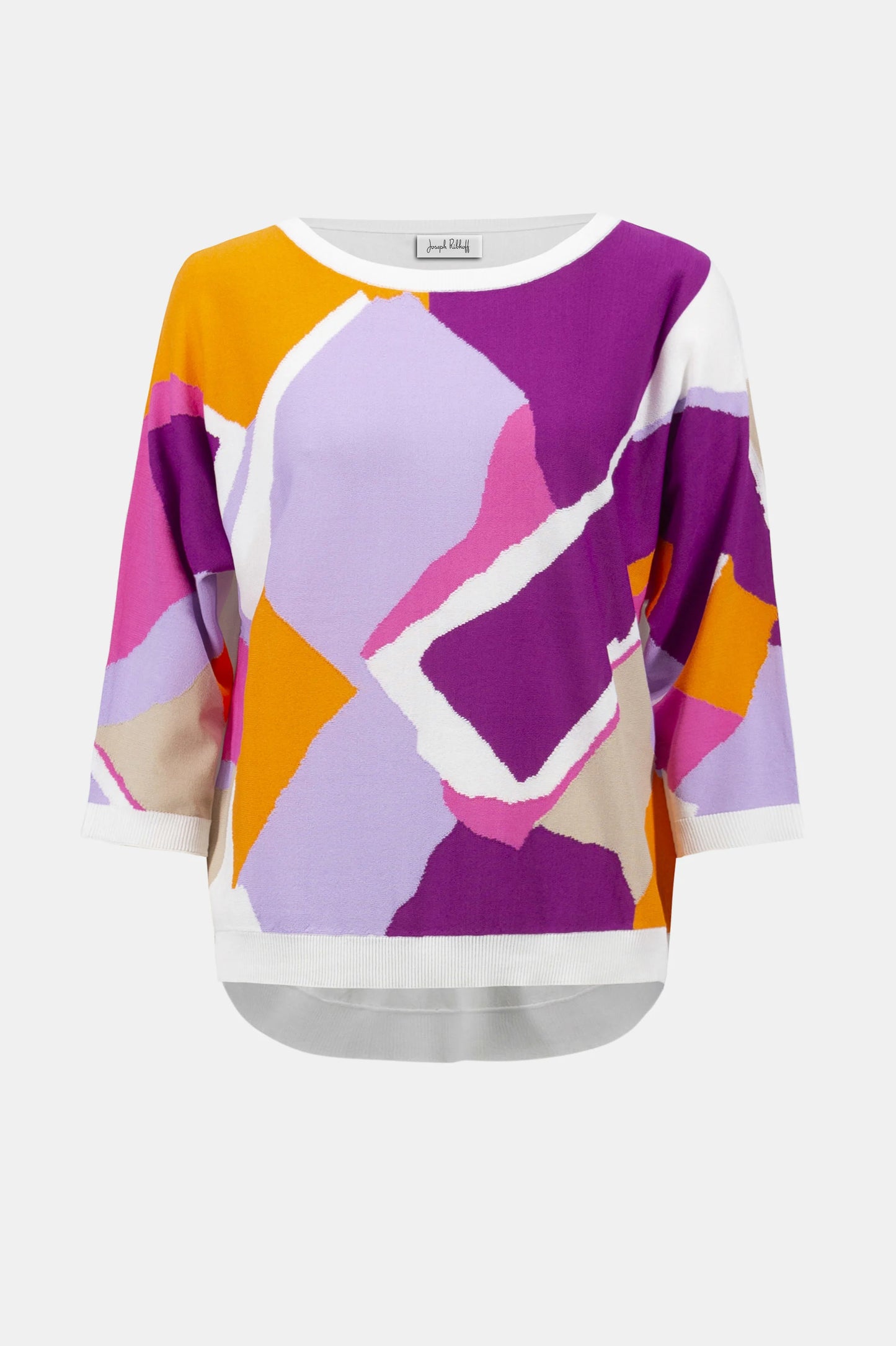 Abstract Print Pullover