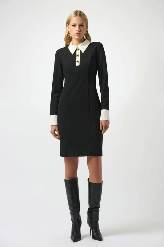 Crepe Shift Dress