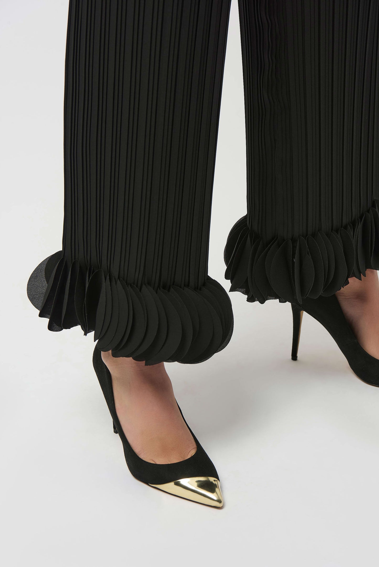 Pleated Wide Leg | Black