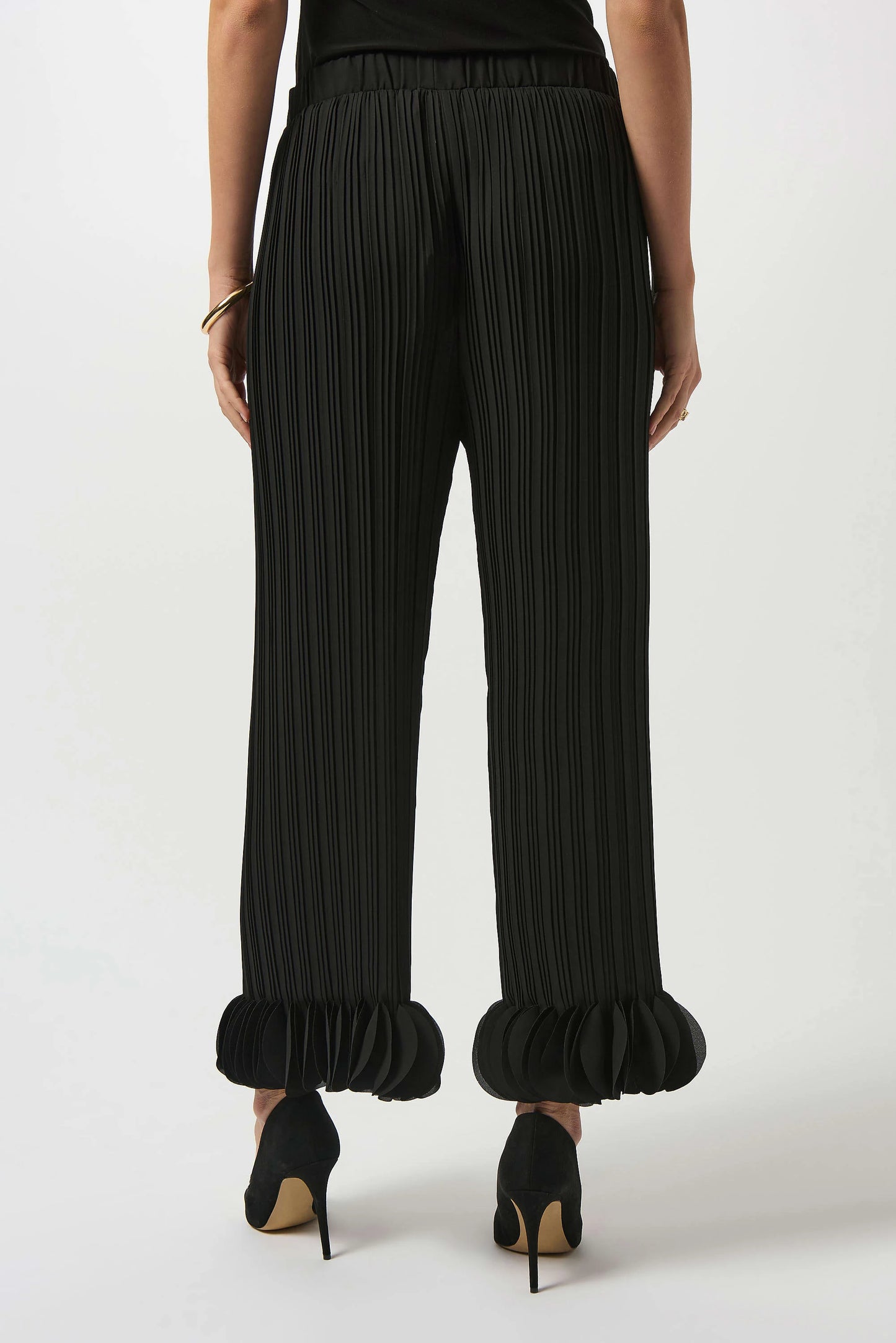 Pleated Wide Leg | Black
