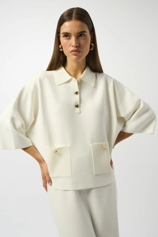 Polo Collar Sweater
