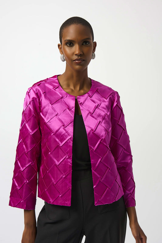 Textured Satin Jacket