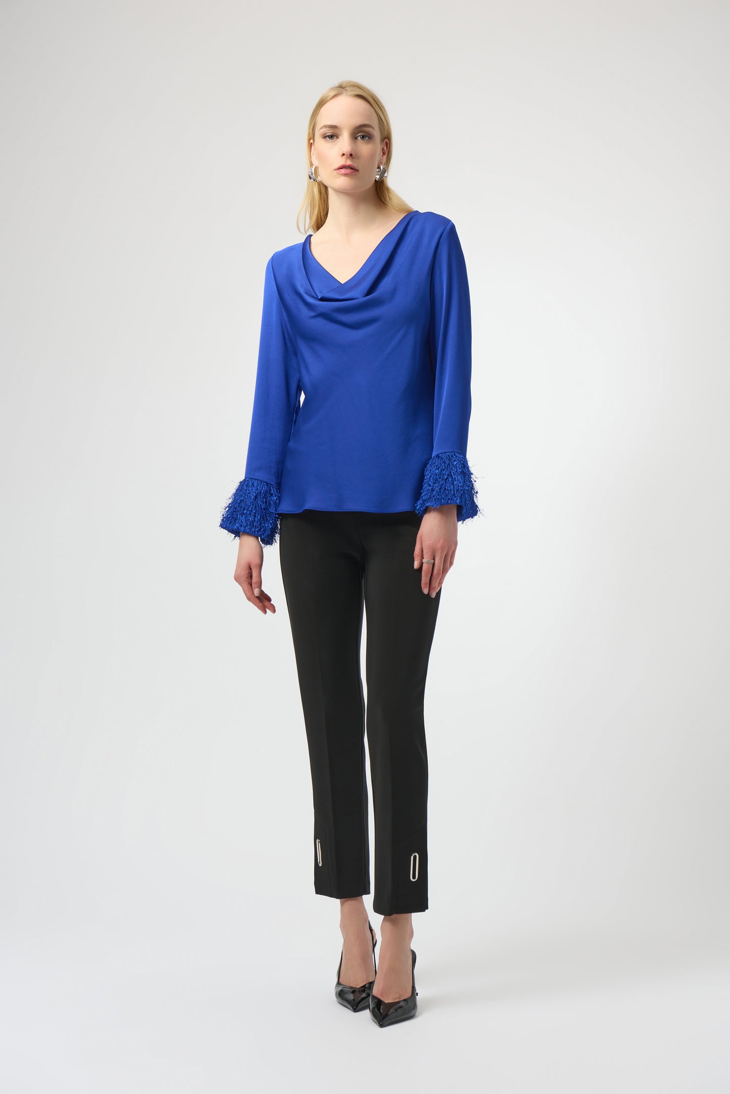 Cowl Neck Blouse | Royal