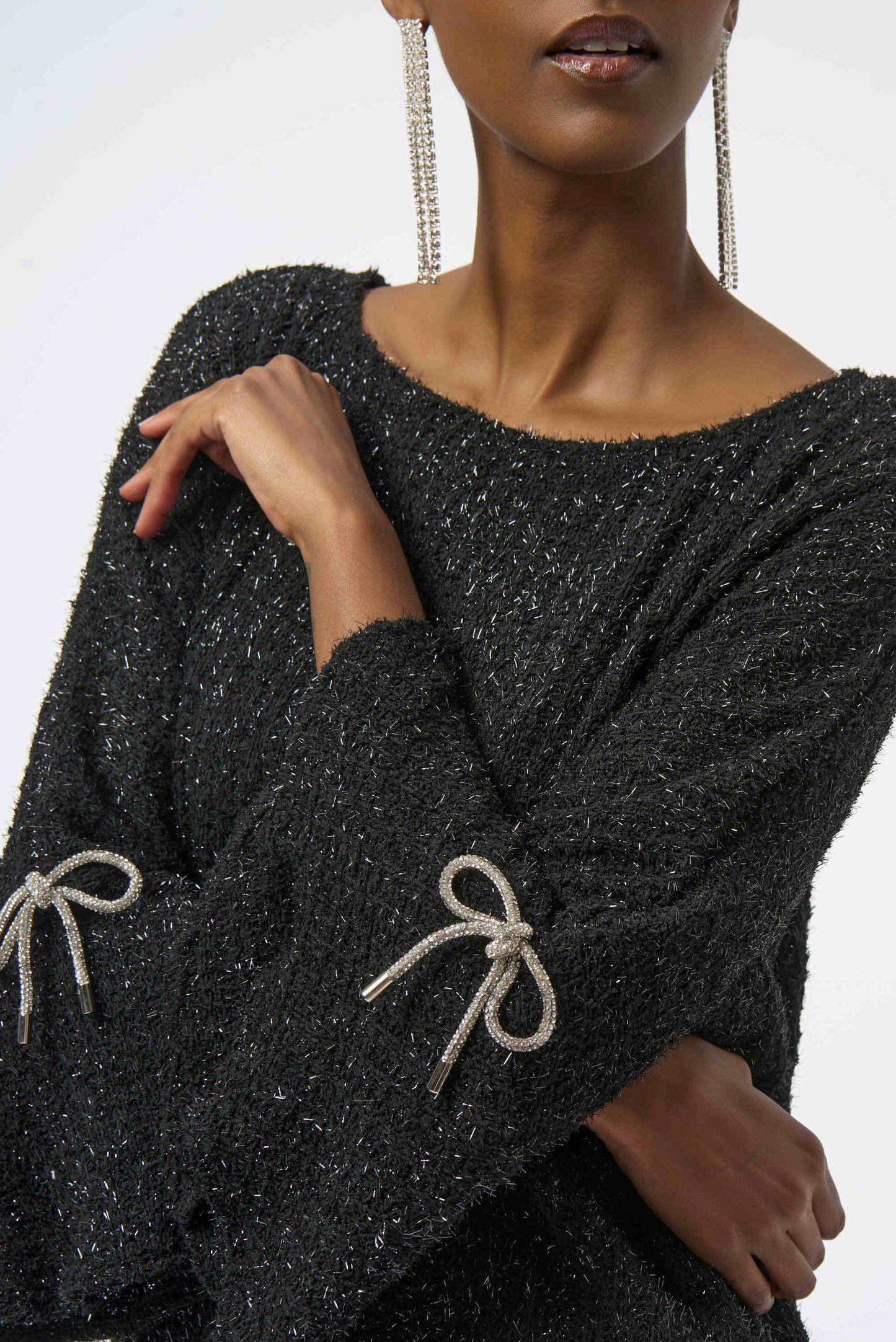 Fuzzy Metallic Top