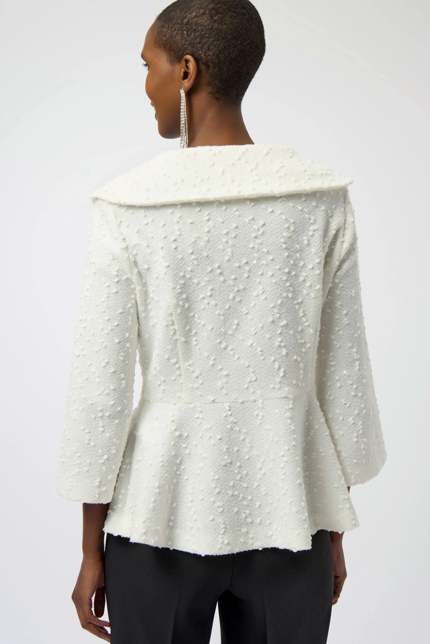 Boucle Peplum Jacket