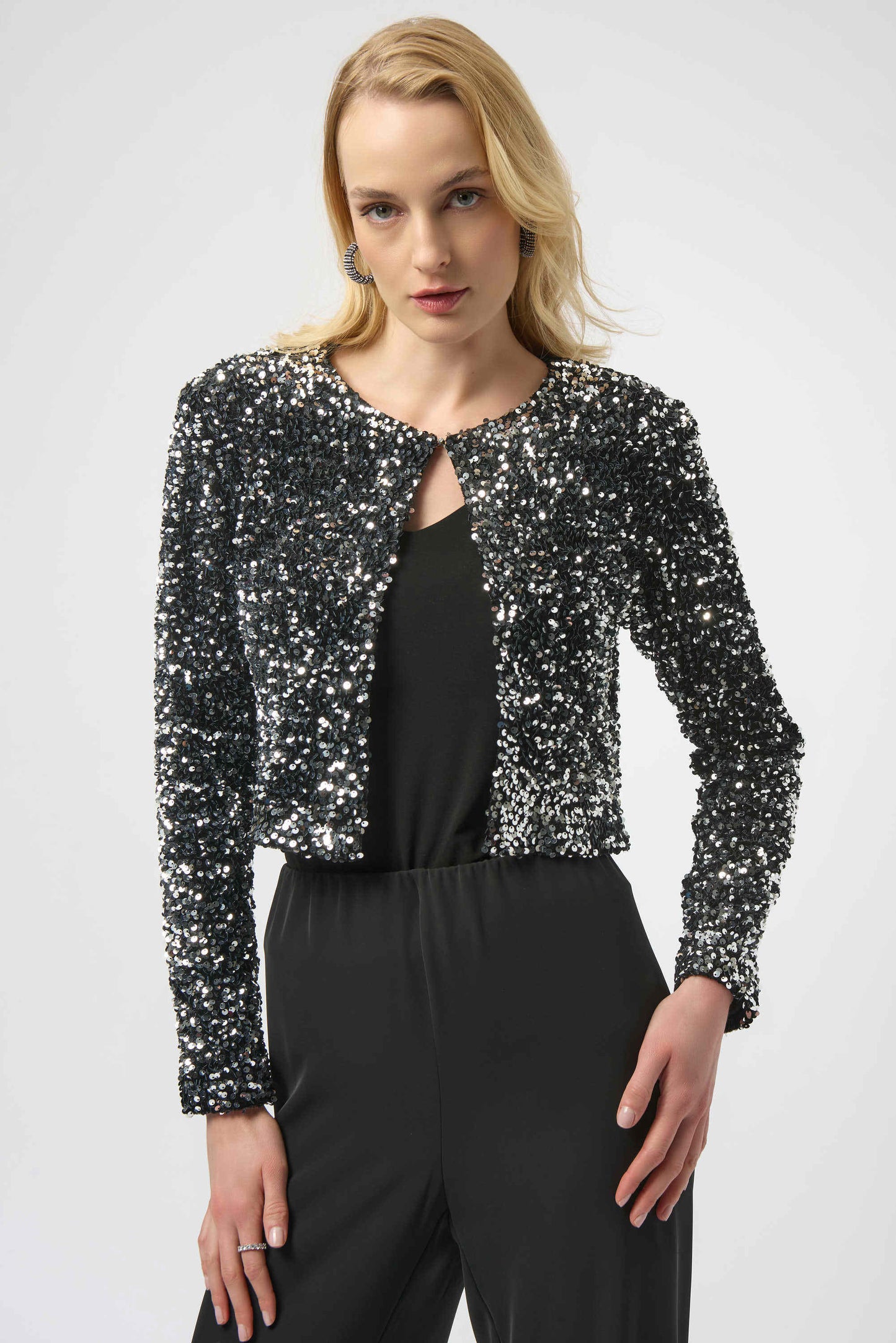 Sequin Crop Jacket