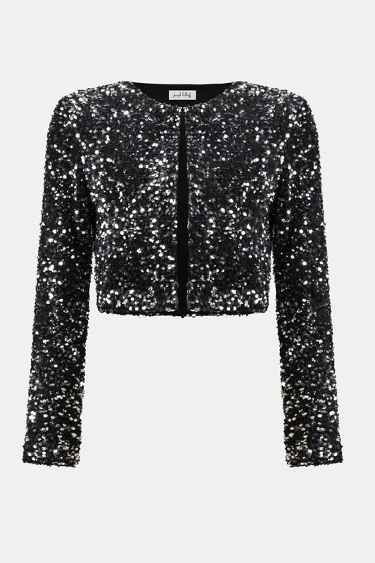 Sequin Crop Jacket