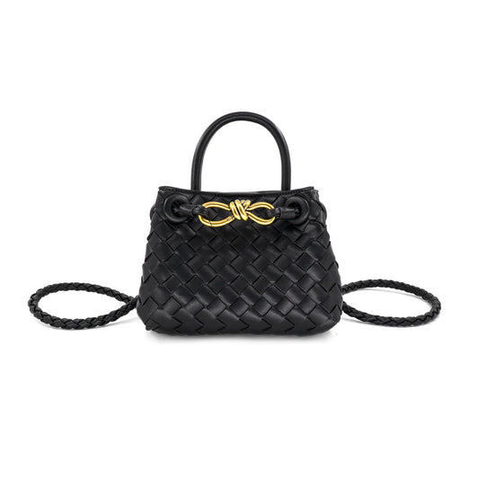 Woven Knot Bag | Black