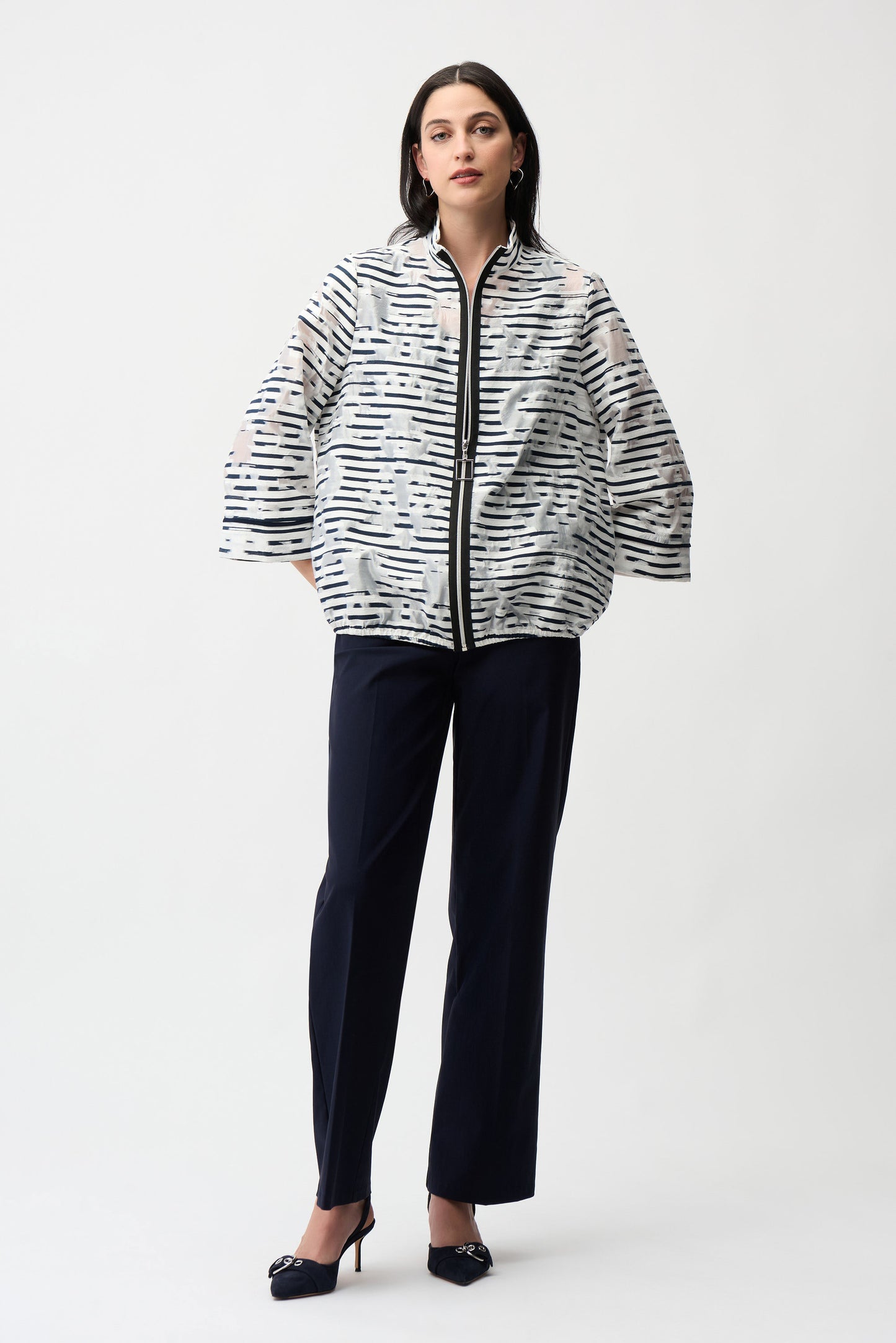 Wide Leg Pull-On Pants