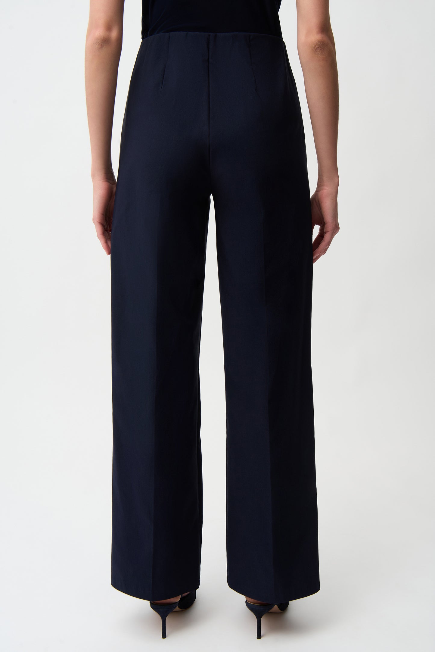Wide Leg Pull-On Pants